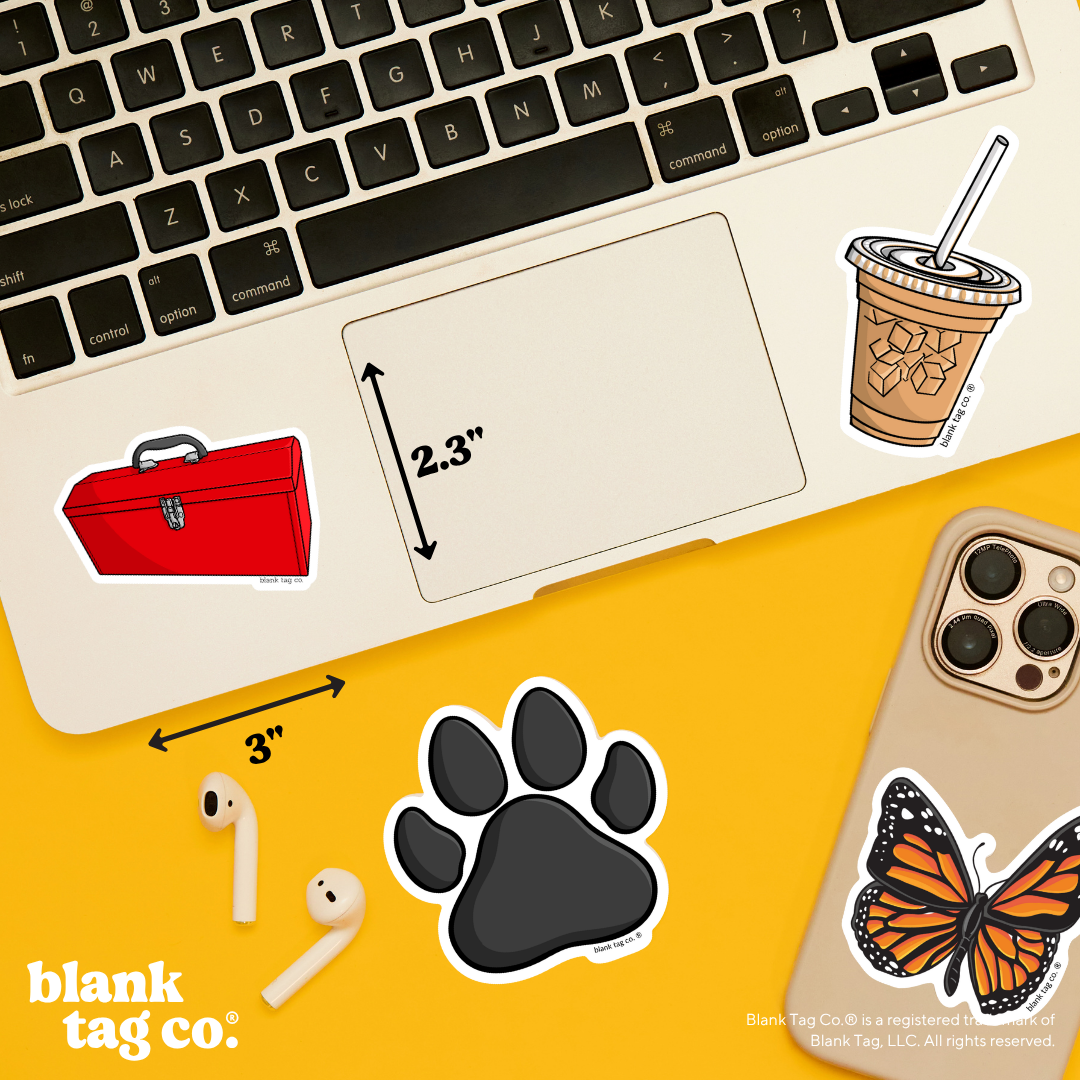 Blank Tag Co.® Waterproof Sticker - Toolbox
