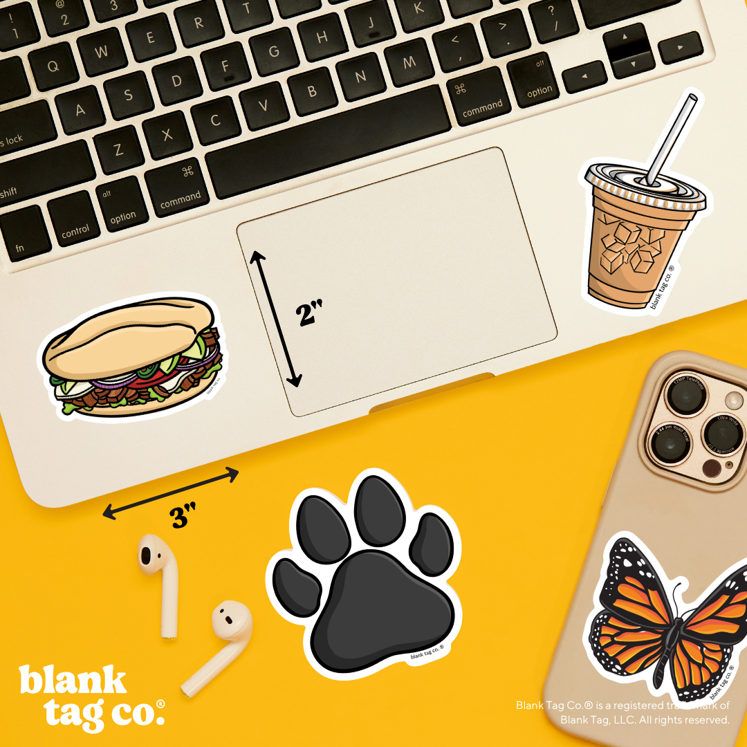 Blank Tag Co.® Waterproof Sticker - Torta