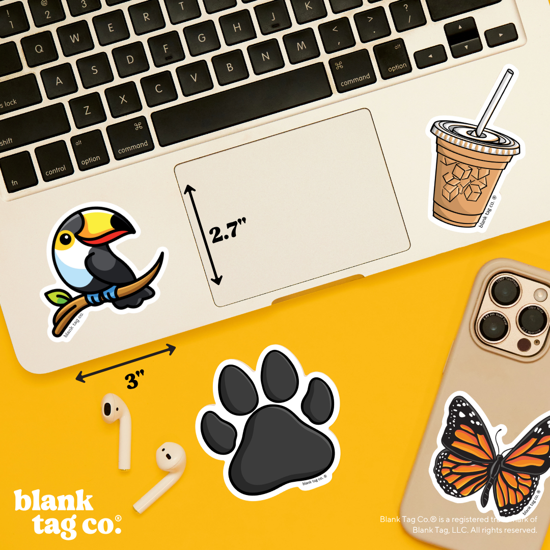 Blank Tag Co.® Waterproof Sticker - Toucan