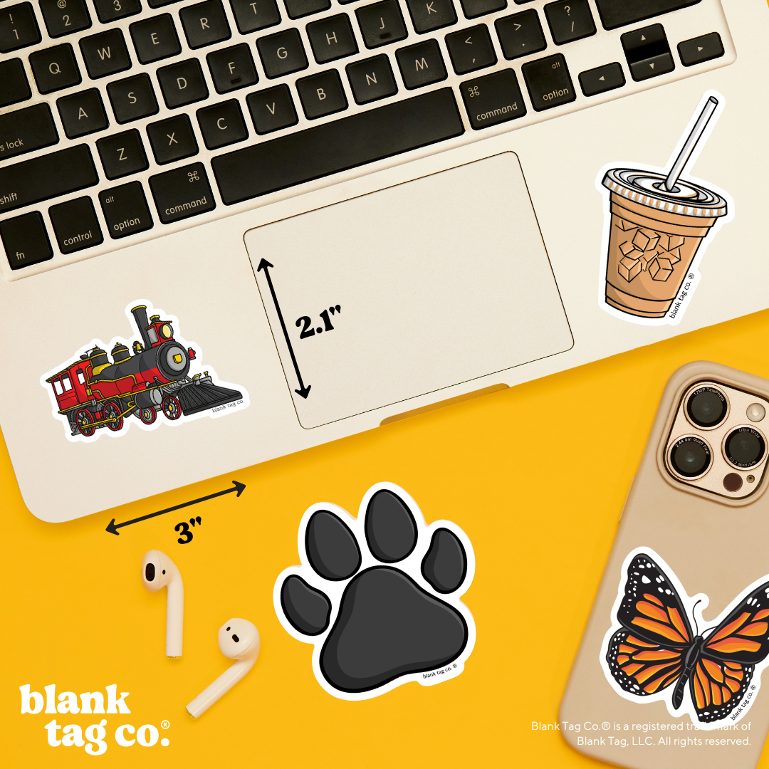 Blank Tag Co.® Waterproof Sticker - Train