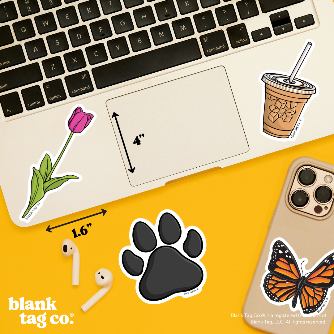 Blank Tag Co.® Waterproof Sticker - Tulip