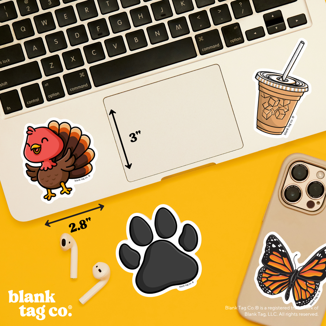 Blank Tag Co.® Waterproof Sticker - Turkey