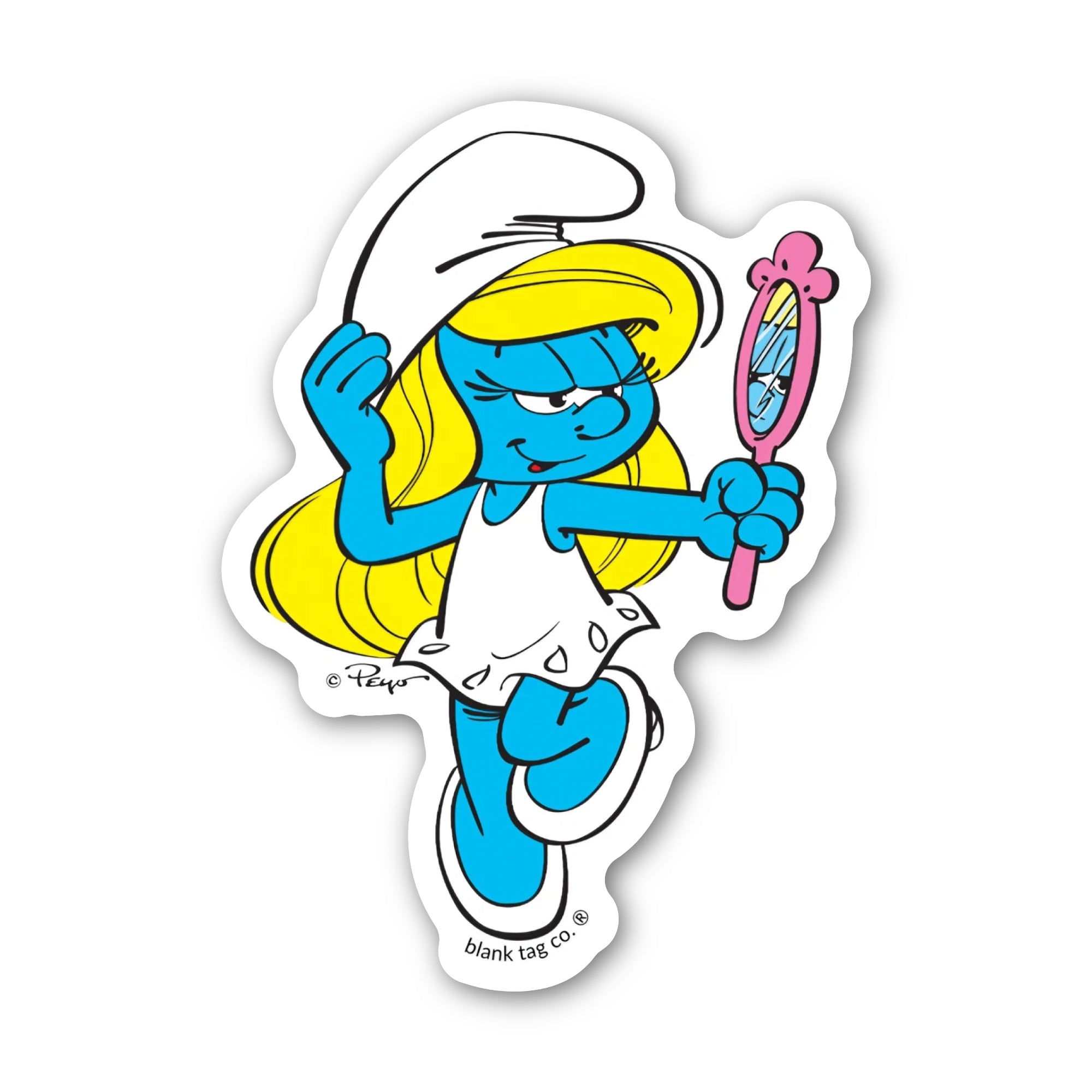 Smurfs® Waterproof Sticker - Vanity Smurfette
