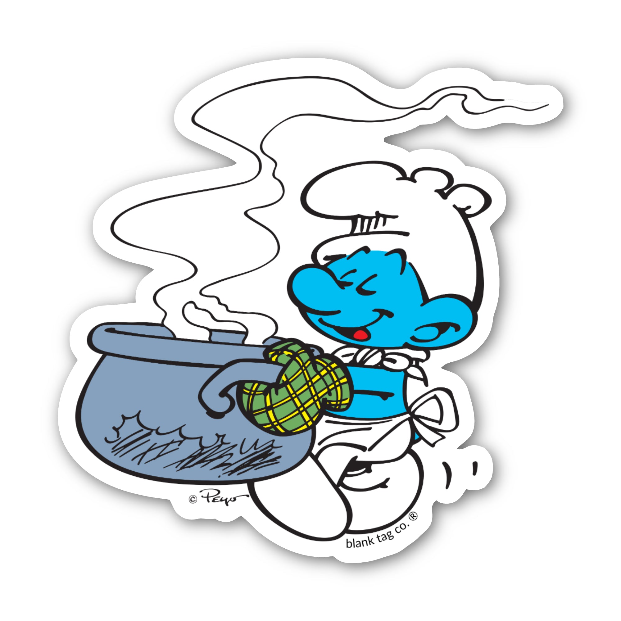Smurfs® Waterproof Sticker - Chef Smurf