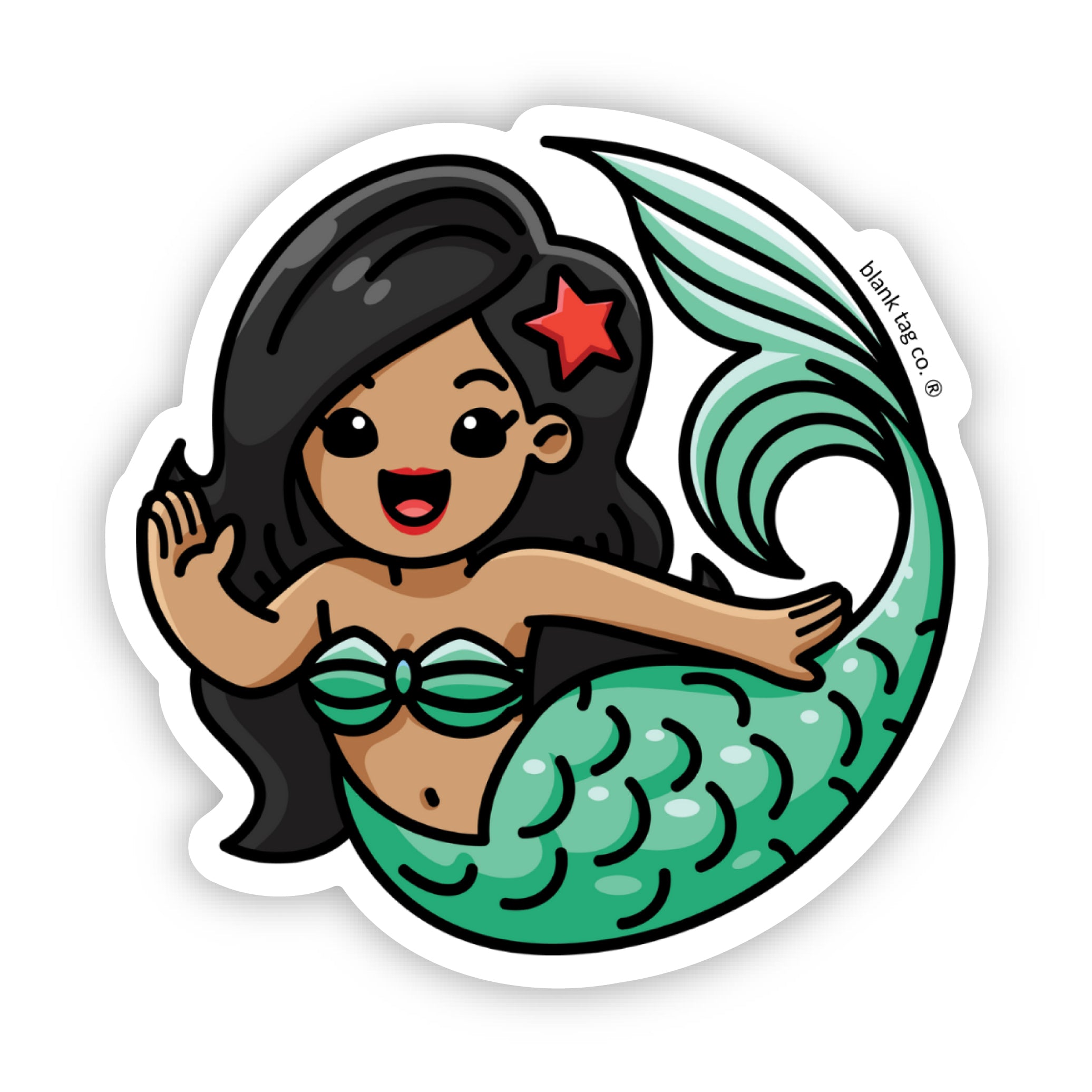 Blank Tag Co.® Waterproof Sticker - Mermaid