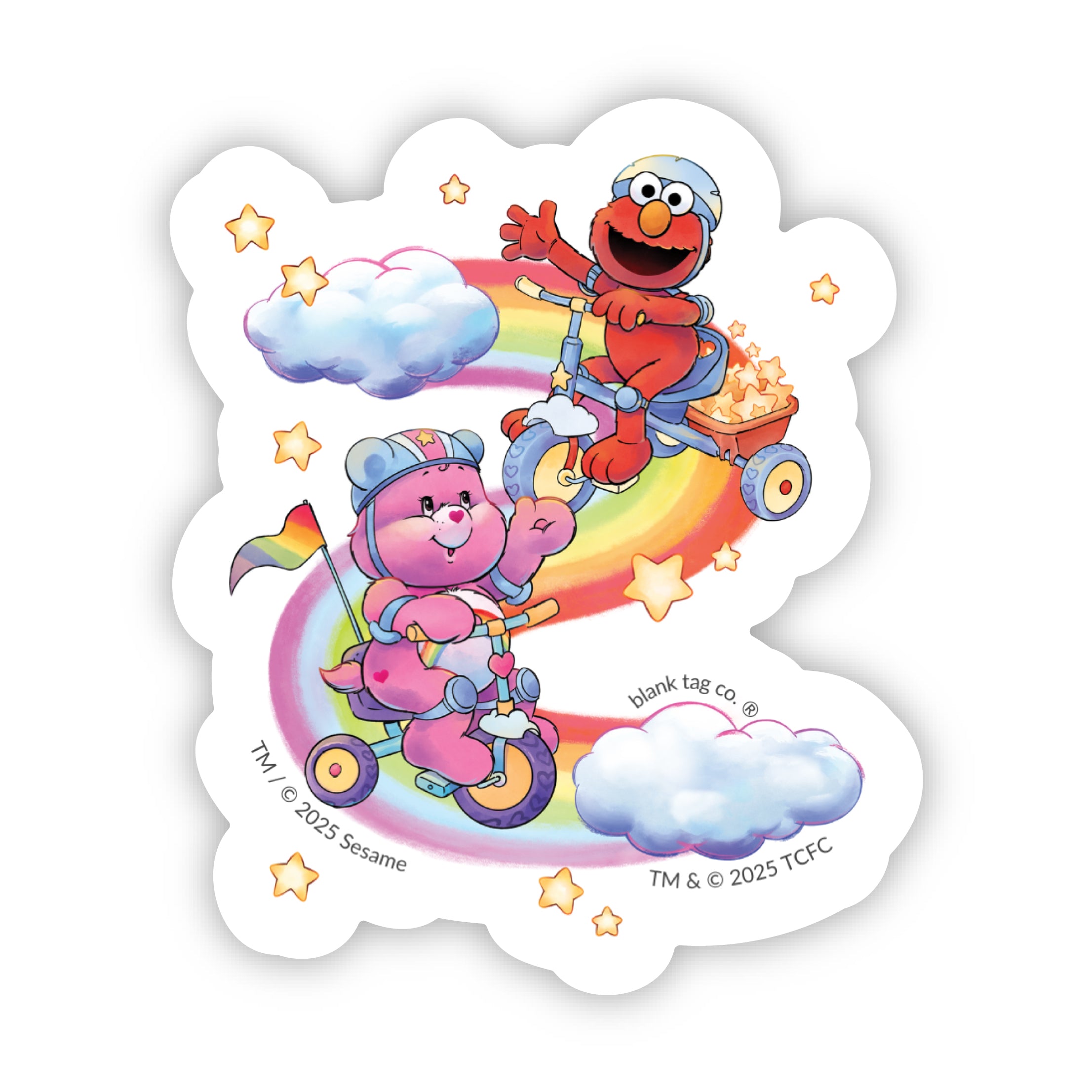 The Care Bears x Sesame Street Sticker Bundle
