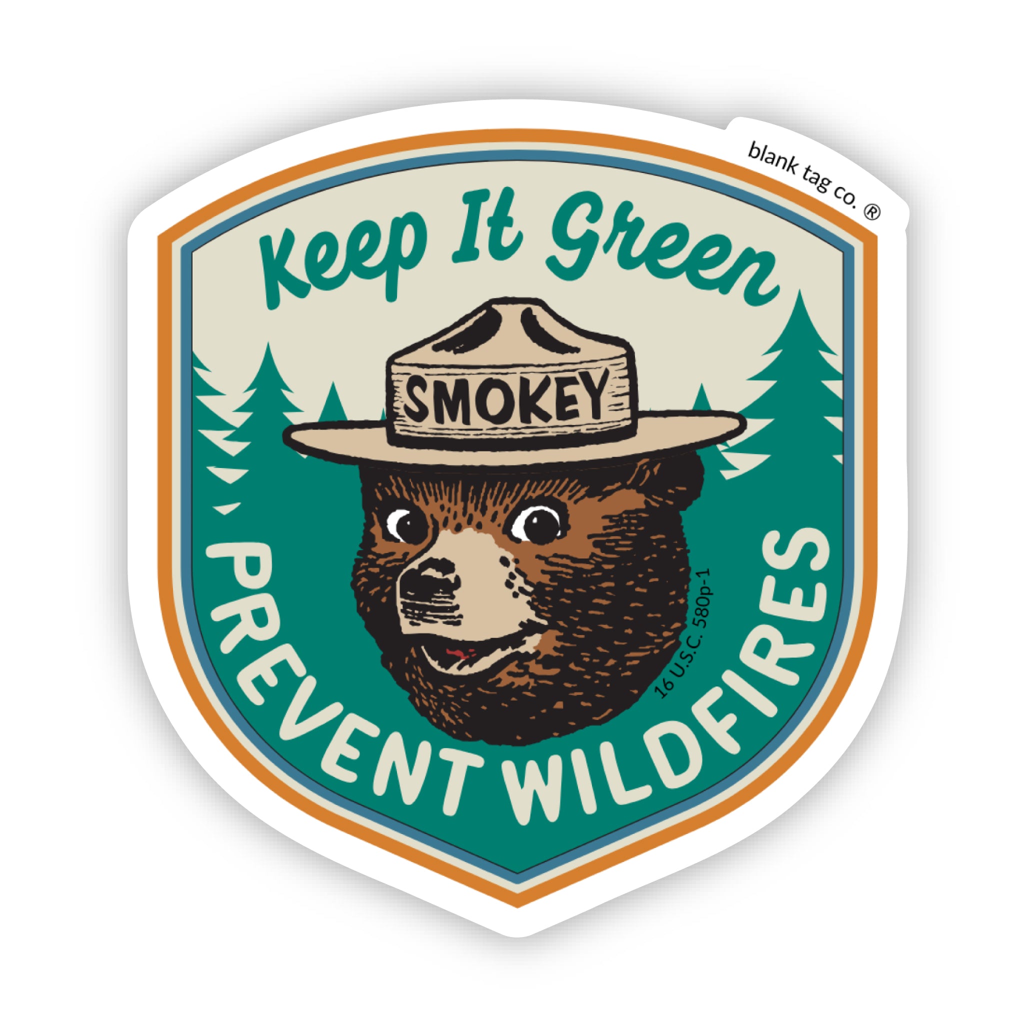 The Keep It Green Badge Sticker