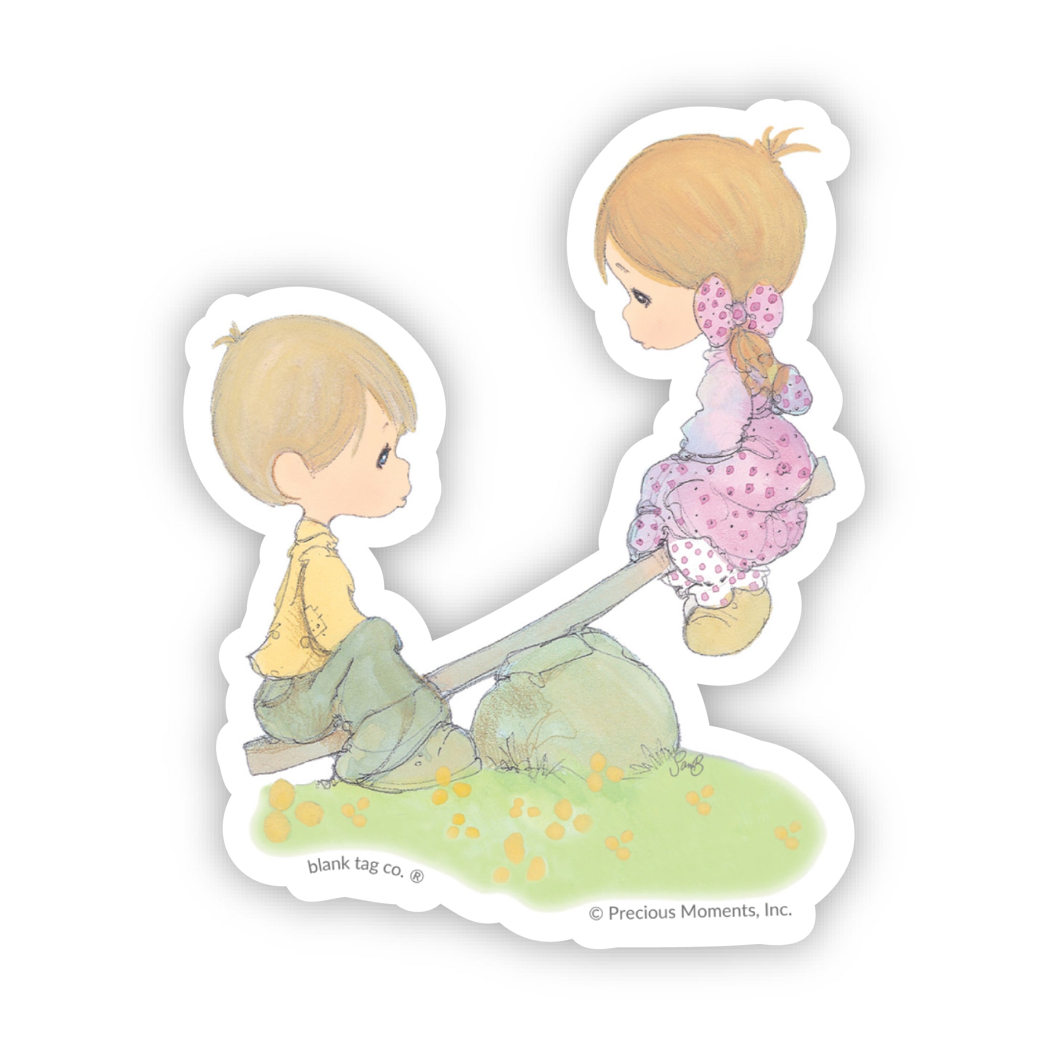 Precious Moments® Kids On Seesaw Sticker