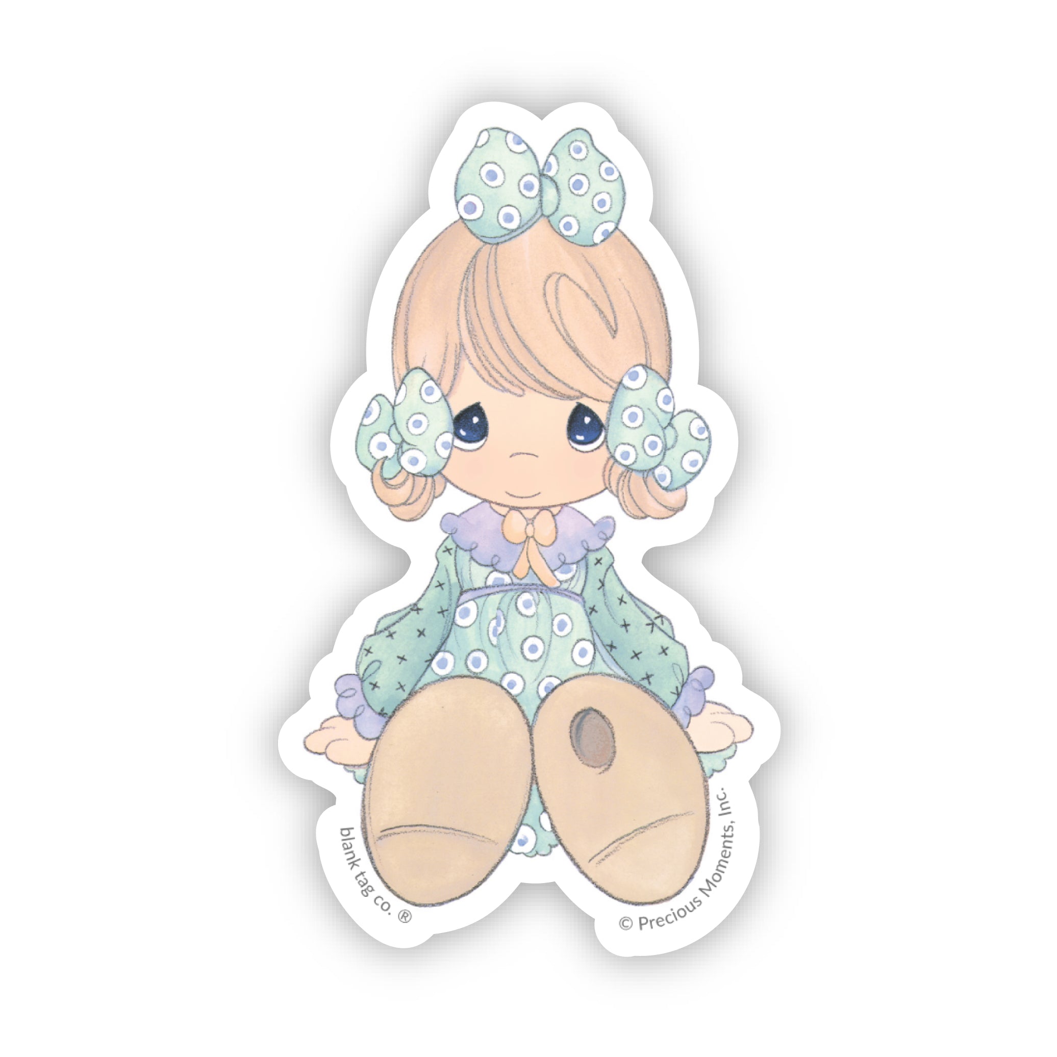 Precious Moments® Nervous Girl Sticker