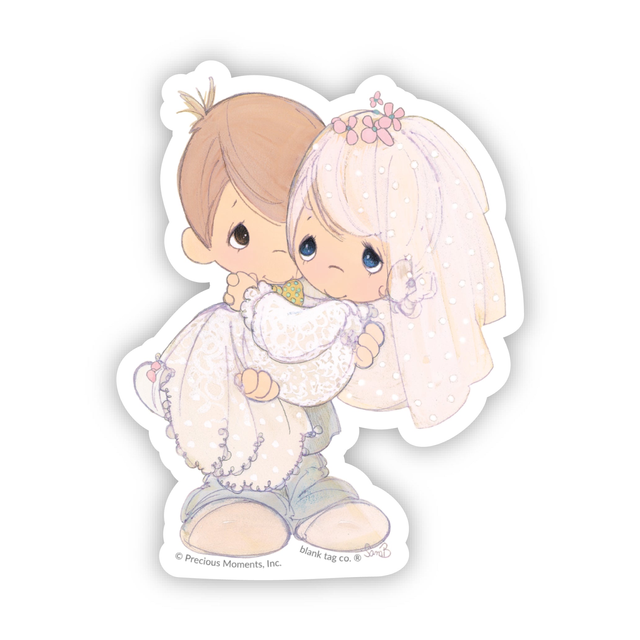 Precious Moments® Newlyweds Sticker