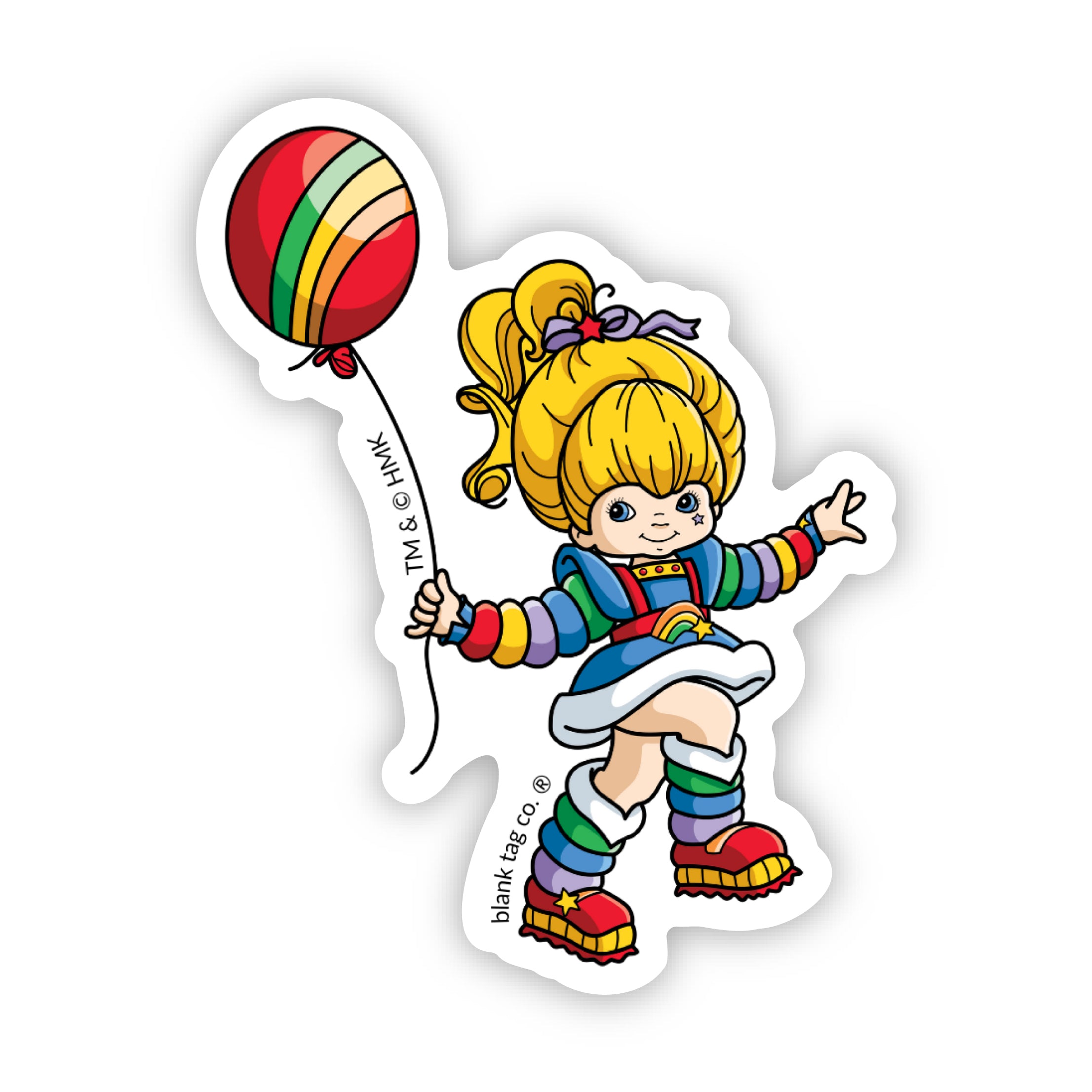 The Rainbow Brite With A Balloon Sticker