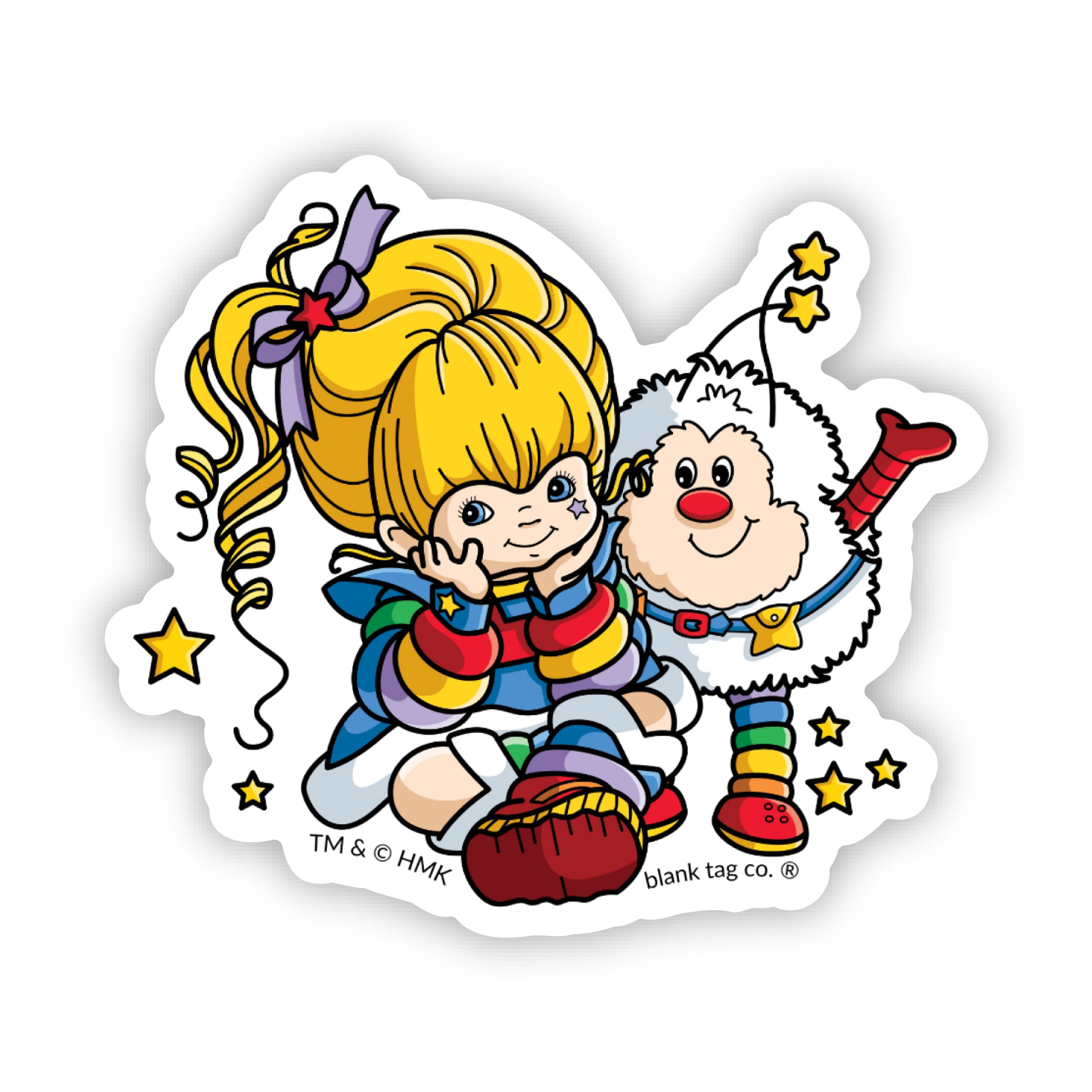 The Rainbow Brite and Twink Sticker