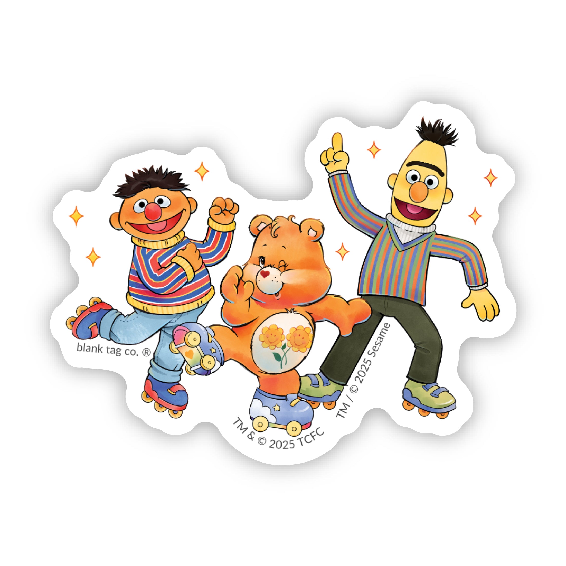 The Care Bears x Sesame Street Sticker Bundle