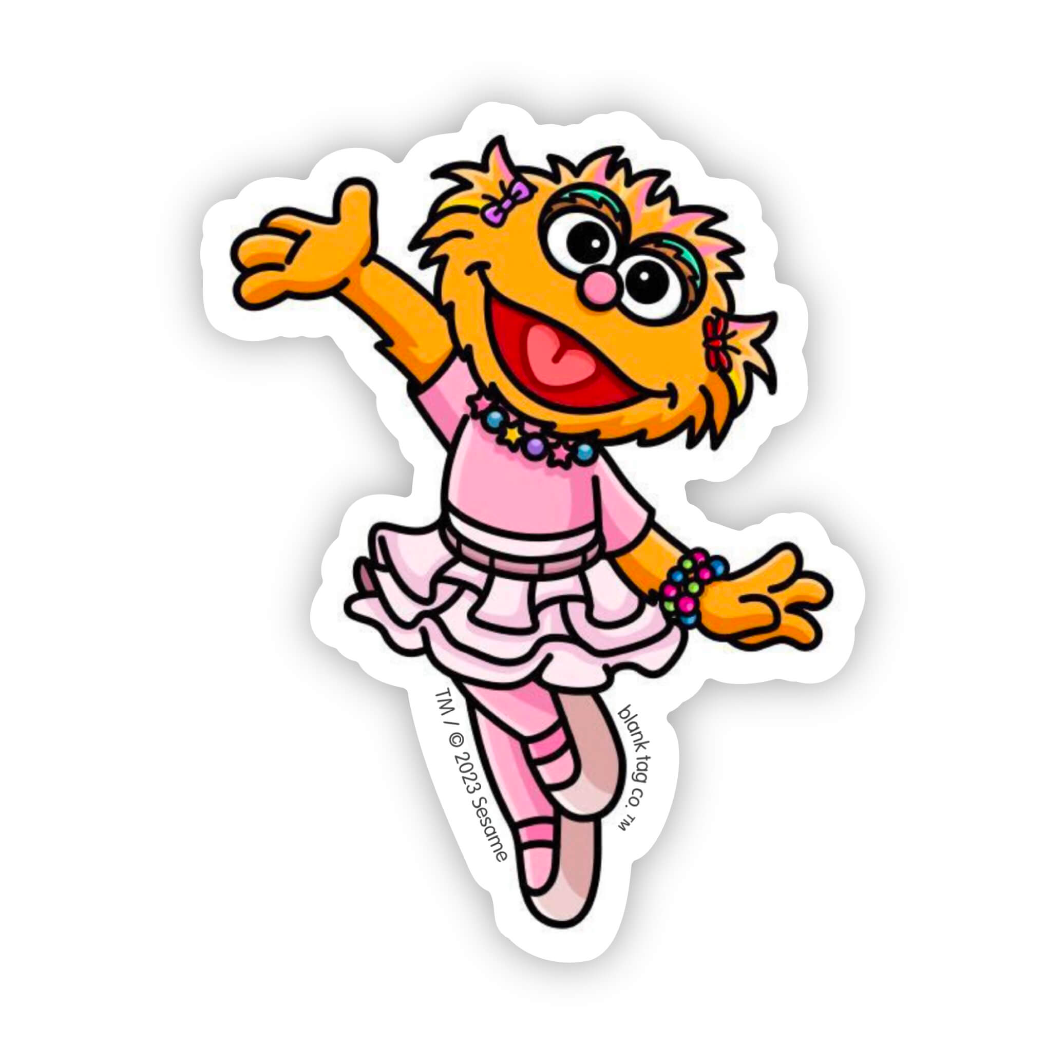 Sesame Street® Zoe Waterproof Sticker