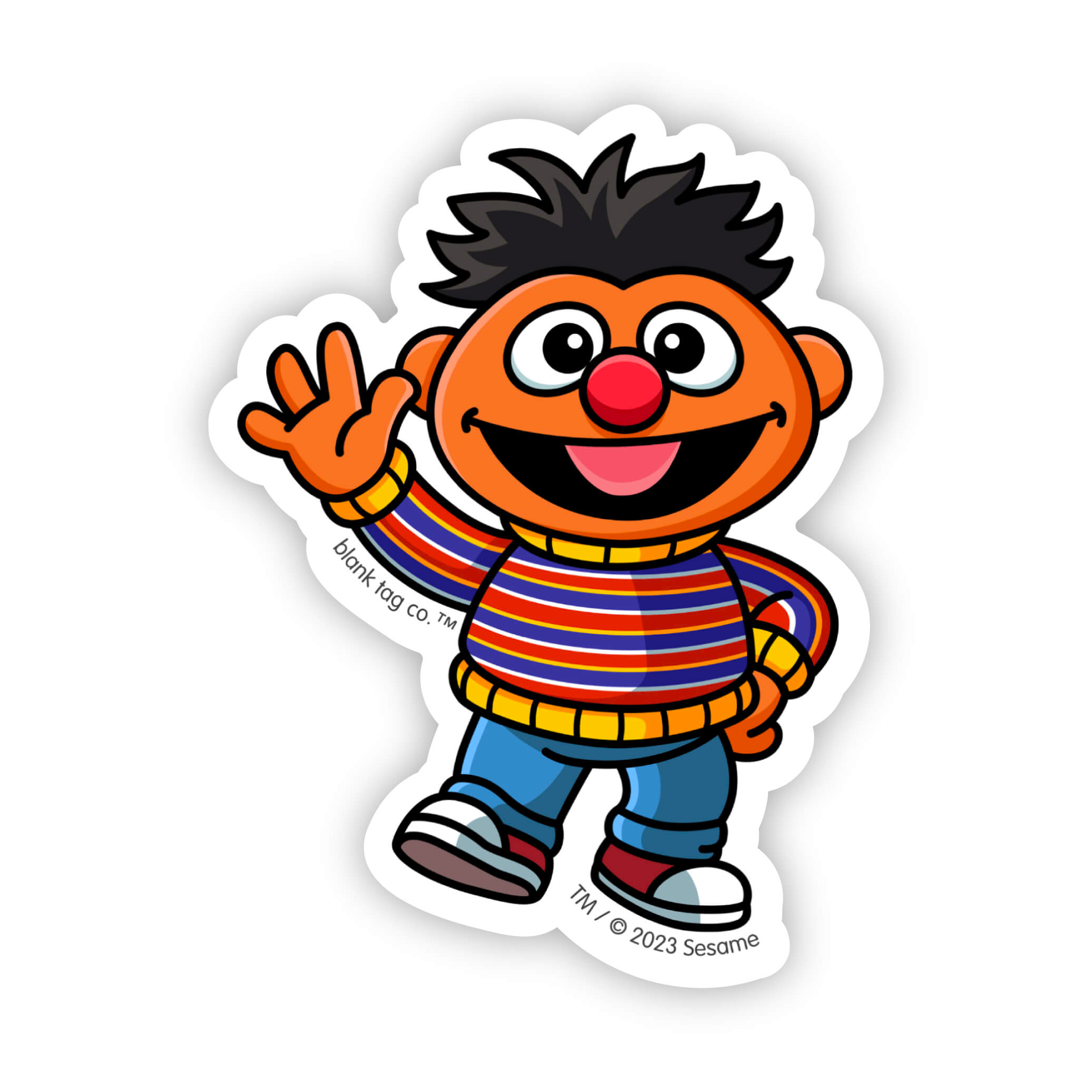 Sesame Street® Ernie Waterproof Sticker