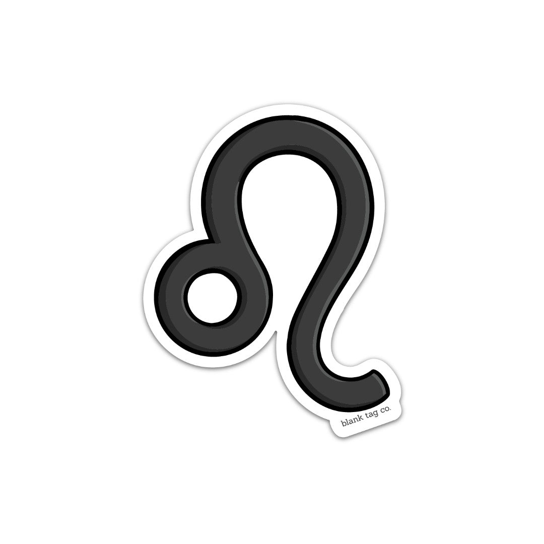 Blank Tag Co.® Waterproof Sticker - Leo Sign