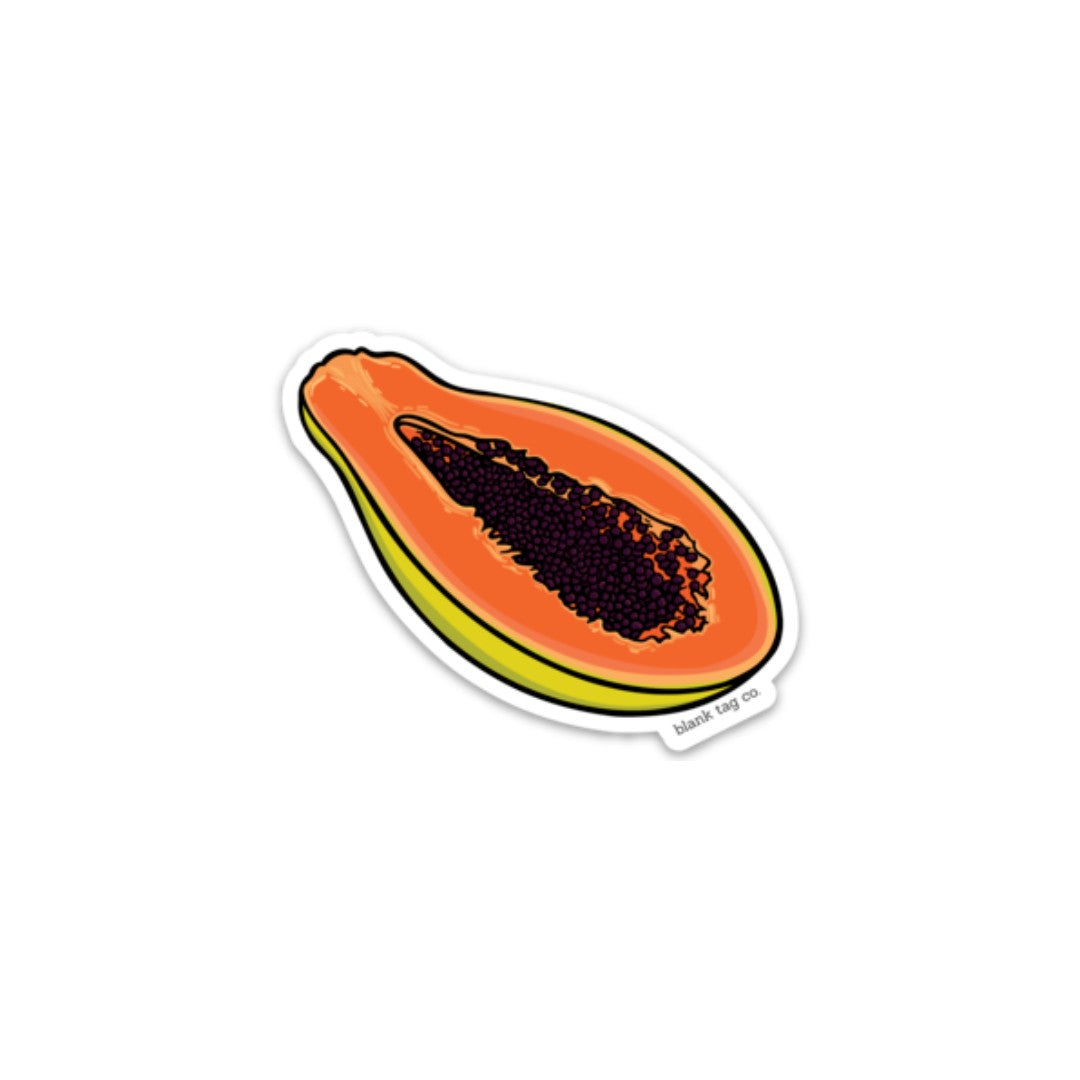 Blank Tag Co.® Waterproof Sticker - Papaya