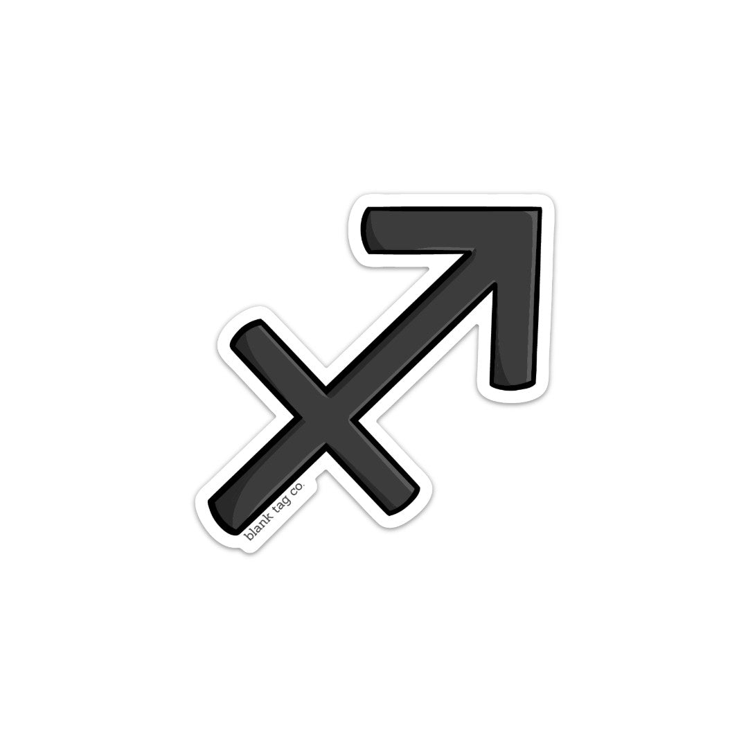 Blank Tag Co.® Waterproof Sticker - Sagittarius Sign