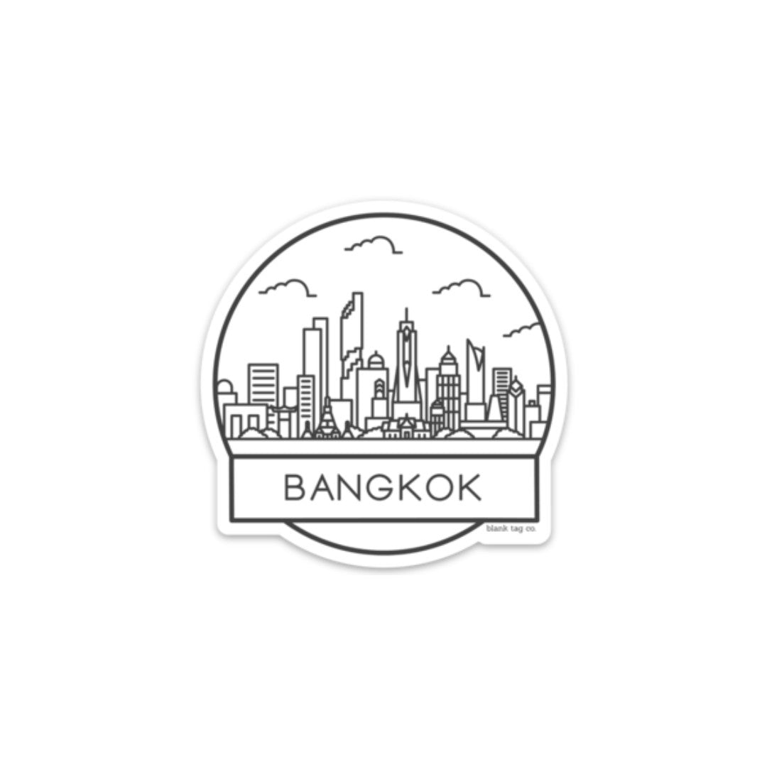 Blank Tag Co.® Waterproof Sticker - Bangkok Cityscape