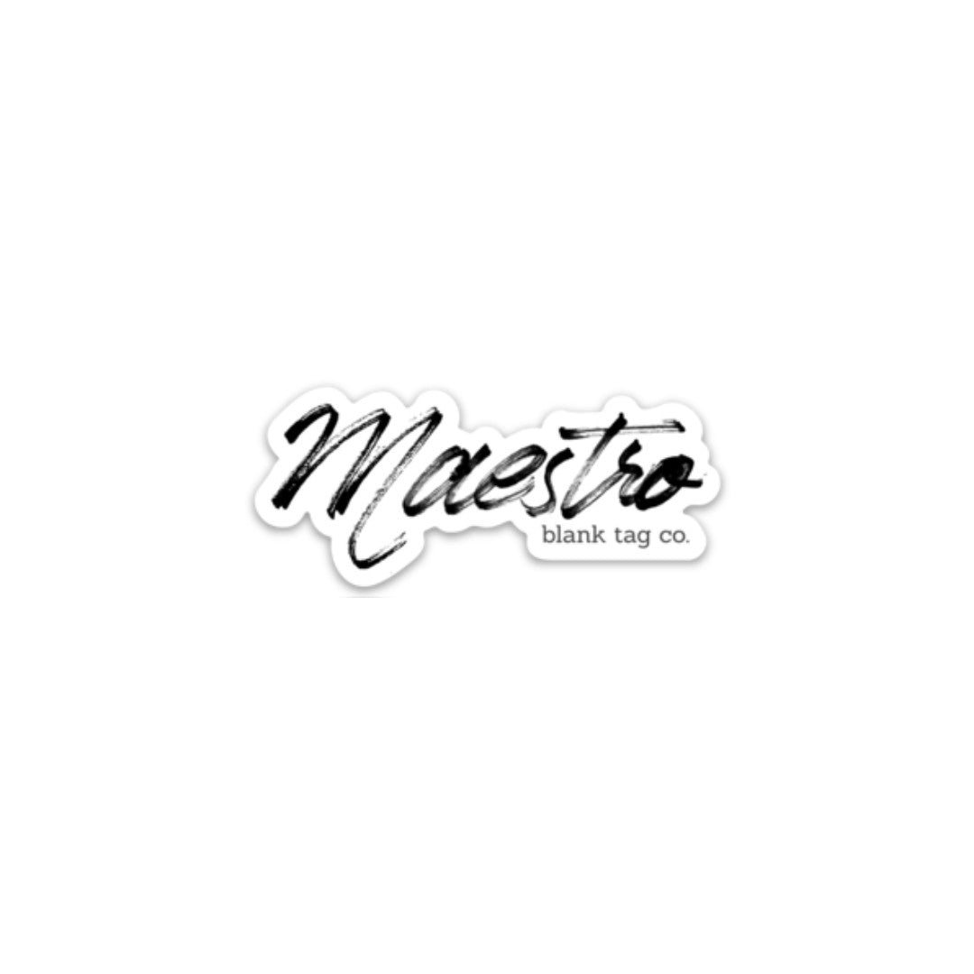 Blank Tag Co.® Waterproof Sticker - Maestro