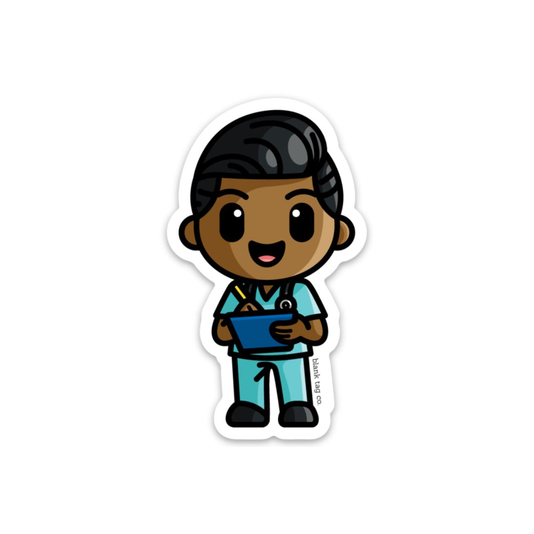 Blank Tag Co.® Waterproof Sticker - Male Nurse