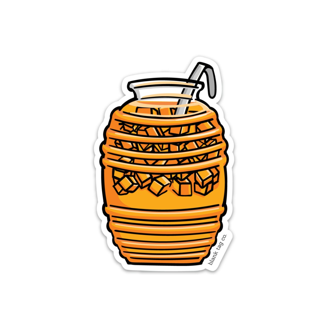 Blank Tag Co.® Waterproof Sticker - Melon Agua Fresca