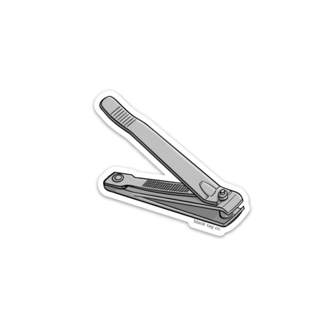 Blank Tag Co.® Waterproof Sticker - Nail Clippers