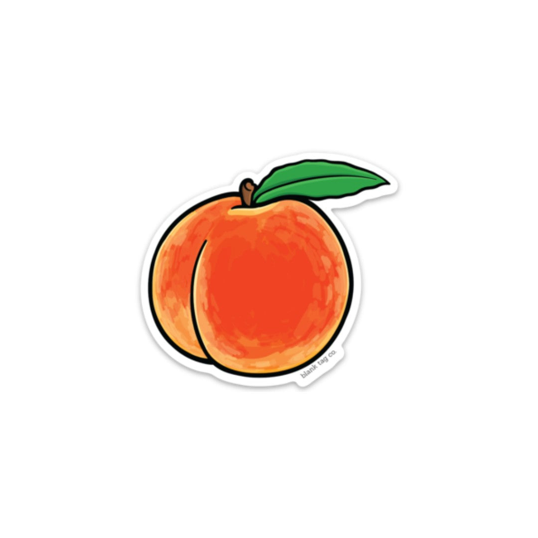 Blank Tag Co.® Waterproof Sticker - Peach