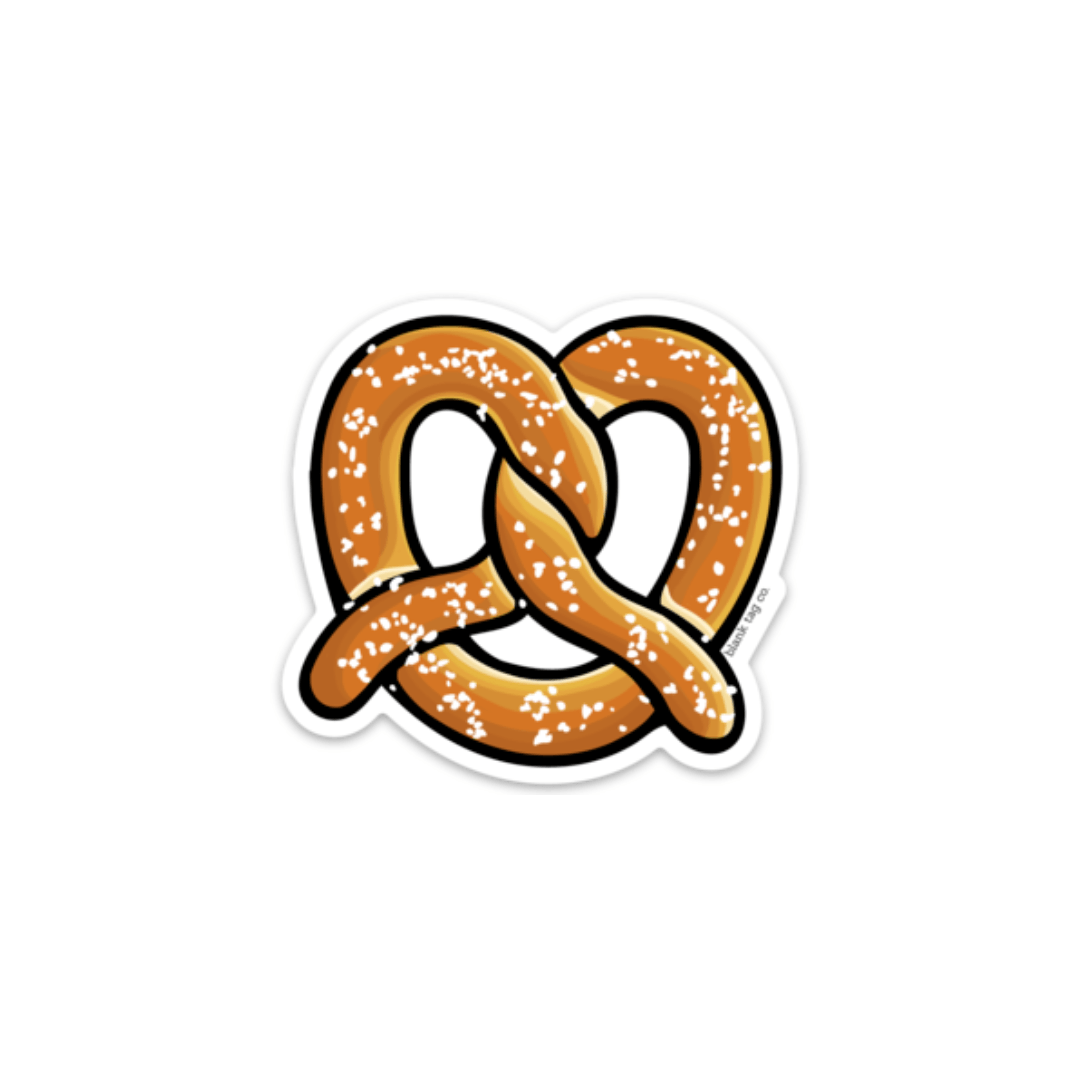Blank Tag Co.® Waterproof Sticker - Pretzel