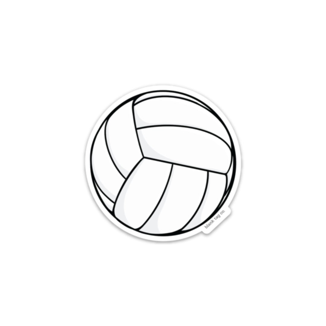 Blank Tag Co.® Waterproof Sticker - Volleyball